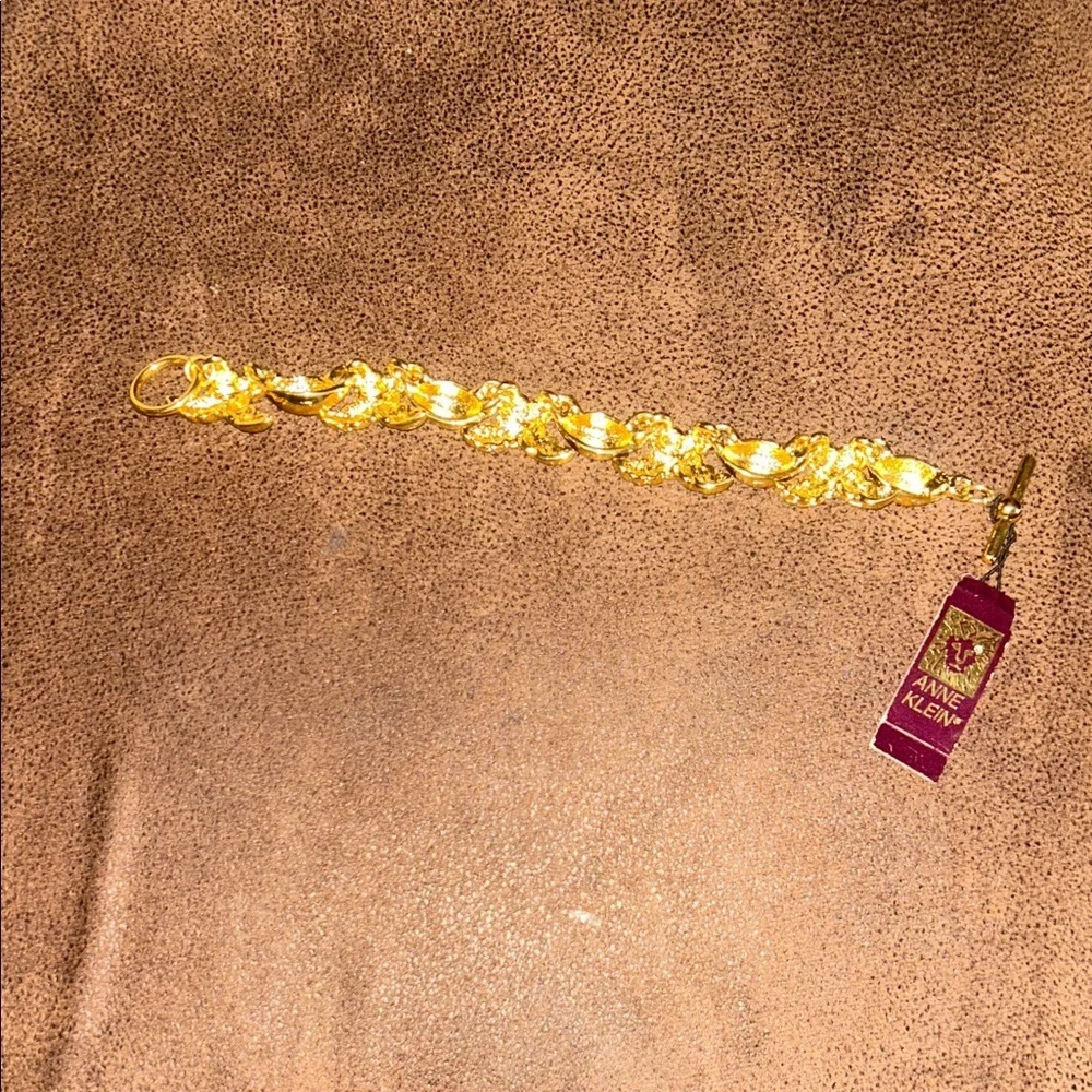 Anne Klein Twisted Gold Bracelet NWT